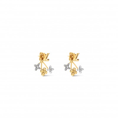 LOUIS VUITTON LV GRAM EARRINGS M01325